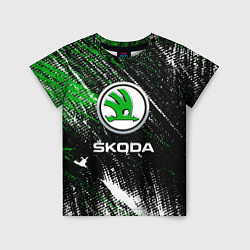 Детская футболка Skoda: Потёртости
