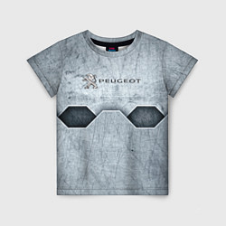 Детская футболка Peugeot металл