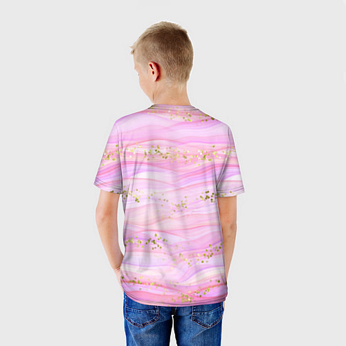 Детская футболка Гномик дарит сердечко / 3D-принт – фото 4