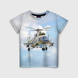 Детская футболка Многоцелевой вертолёт МИ-8