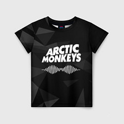 Детская футболка Arctic Monkeys Серая Геометрия