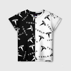 Детская футболка Tesla Black & White