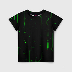 Детская футболка Neon Green Light