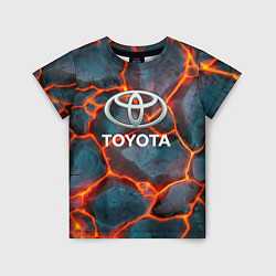Детская футболка Toyota Вулкан из плит