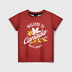 Детская футболка Канада Canada