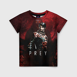 Детская футболка Prey Dark red