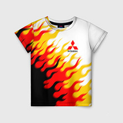 Детская футболка Mitsubishi трехступенчатый огонь