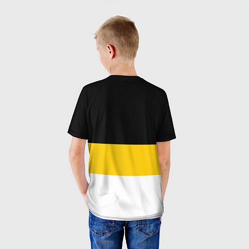 Детская футболка РоссийскаЯ ИмпериЯ Флаг и Герб / 3D-принт – фото 4