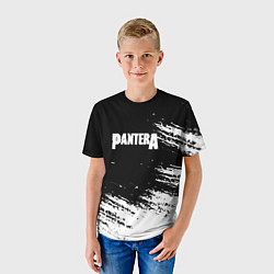 Футболка детская Pantera Logo, цвет: 3D-принт — фото 2