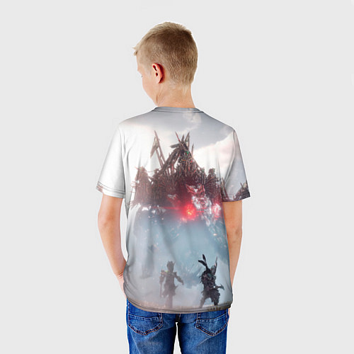 Детская футболка Элой Horizon Forbidden West game / 3D-принт – фото 4