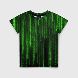 Детская футболка Бегущий по коду