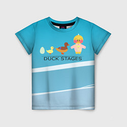 Детская футболка Duck stages 3D