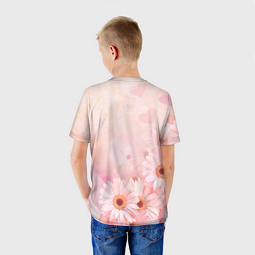 Детская футболка Самая красивая Алла / 3D-принт – фото 4