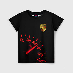 Детская футболка Porsche Порше Спидометр
