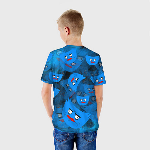 Детская футболка Poppy Playtime Pattern background / 3D-принт – фото 4