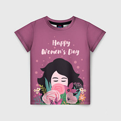 Детская футболка Happy Womens Day