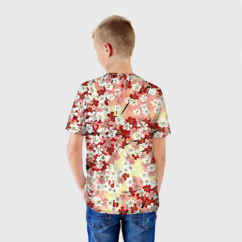 Детская футболка Цветущая весна / 3D-принт – фото 4