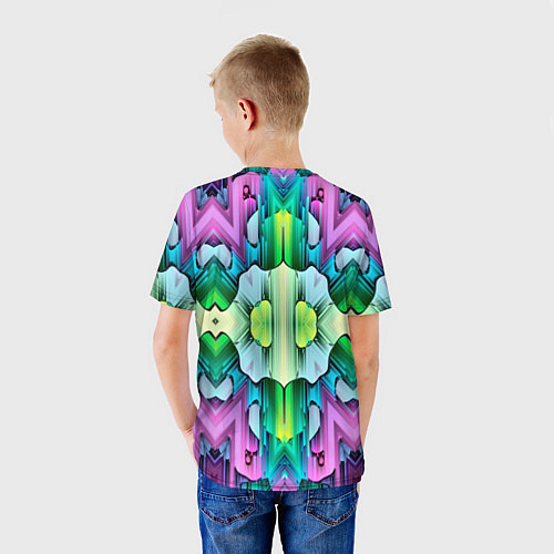 Детская футболка Калейдоскоп паттерн / 3D-принт – фото 4