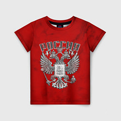 Детская футболка ГЕРБ РОССИИ КРАСНЫЙ