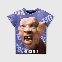 Детская футболка Boxing - фиолетовый
