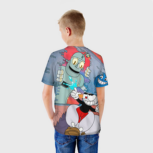 Детская футболка Борьба с боссами Cuphead / 3D-принт – фото 4