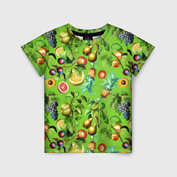 Детская футболка Сочные фрукты паттерн