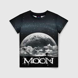 Детская футболка Moon - луна 3d