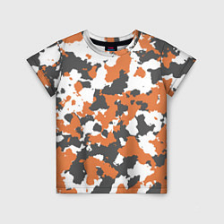 Детская футболка Orange Camo