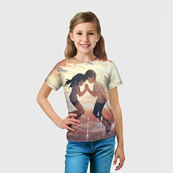 Футболка детская Хина и Ходака, цвет: 3D-принт — фото 2