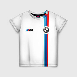 Детская футболка БМВ 3 STRIPE BMW WHITE
