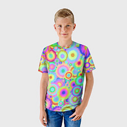 Футболка детская Disco-Tie-Dye, цвет: 3D-принт — фото 2
