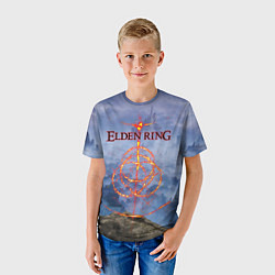 Футболка детская Elden Ring, Logo, цвет: 3D-принт — фото 2
