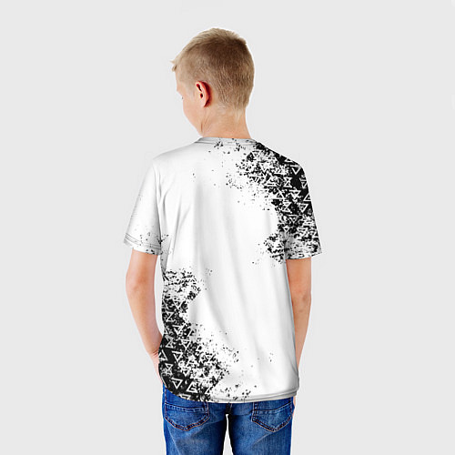 Детская футболка THE WITCHER ГЛИТЧ ЛОГО / 3D-принт – фото 4