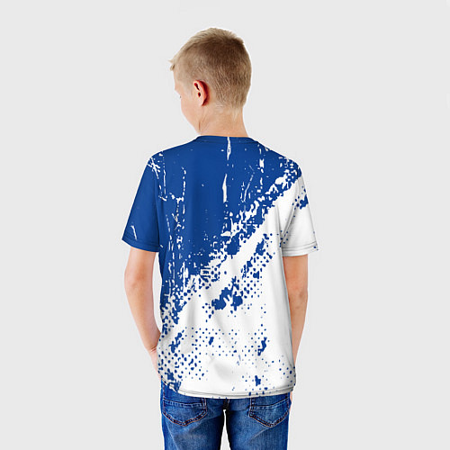 Детская футболка Volvo - Texture / 3D-принт – фото 4