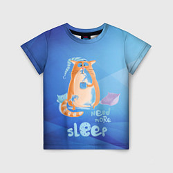Детская футболка Need more sleep