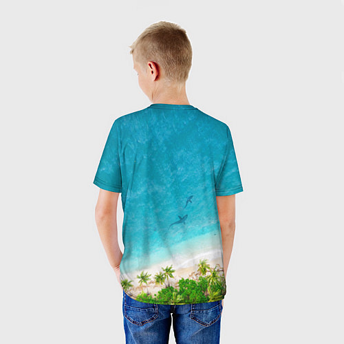 Детская футболка Акула - пасть / 3D-принт – фото 4