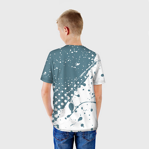 Детская футболка OPEL брызги / 3D-принт – фото 4