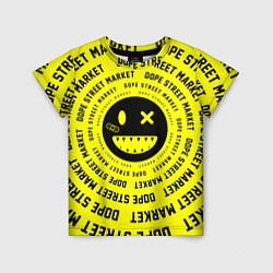 Детская футболка Счастливый Смайлик Yellow Dope Street Market