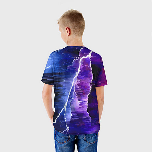 Детская футболка Minecraft Neon / 3D-принт – фото 4