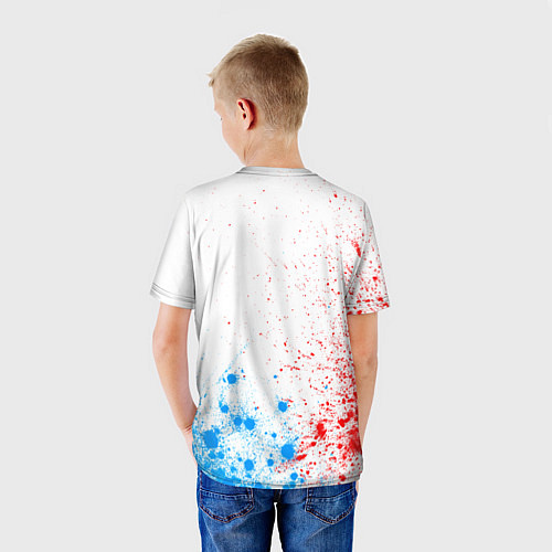 Детская футболка RUSSIA - ГЕРБ - Арт / 3D-принт – фото 4
