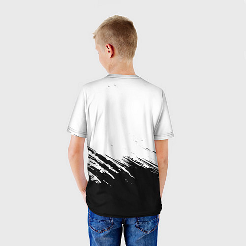 Детская футболка СЛАВЯНИН - АЛАТЫРЬ Краска / 3D-принт – фото 4