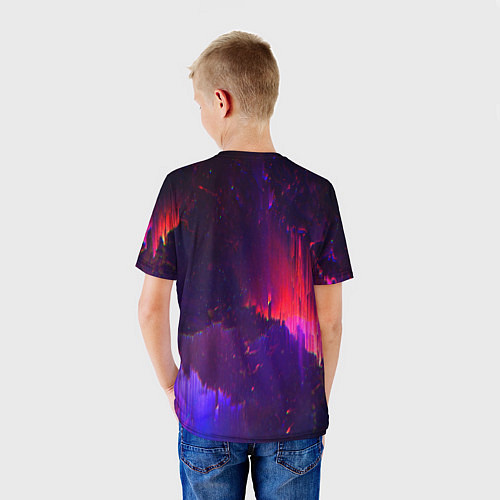 Детская футболка Space Glitch / 3D-принт – фото 4