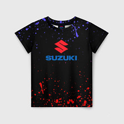 Детская футболка SUZUKI брызги красок