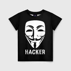 Детская футболка HACKER Маска V