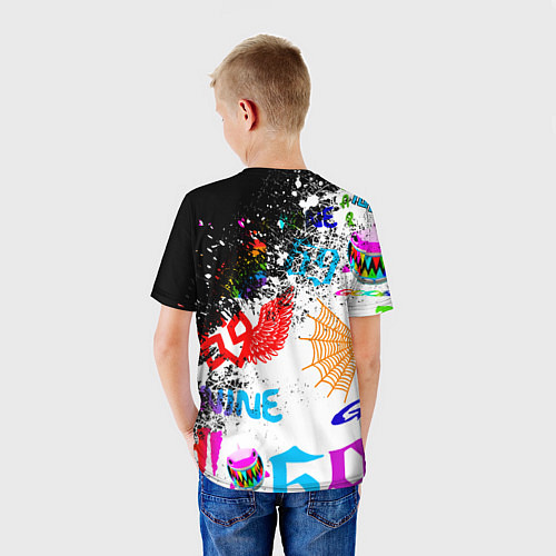 Детская футболка 6ix9ine сикс найн / 3D-принт – фото 4