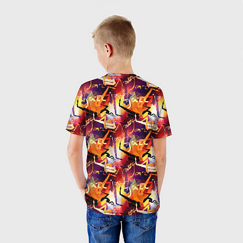 Детская футболка Джазовая Музыка / 3D-принт – фото 4