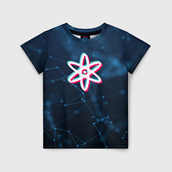 Детская футболка Атомно-молекулярный глитч