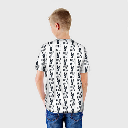 Детская футболка Рок-н-ролл жив / 3D-принт – фото 4