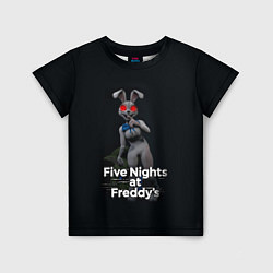 Футболка детская Five Nights at Freddys: Security Breach - кролик В, цвет: 3D-принт