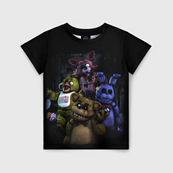 Детская футболка Five Nights at Freddys - FNAF персонажи игры